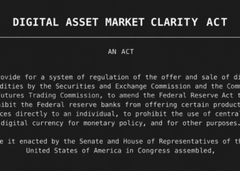 CLARITY Act Needs 60 Votes Today Just to Reach the Real Vote
