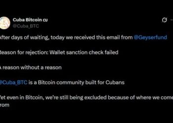 Geyser Rejects Cuba Bitcoin Initiative Over US Sanction Compliance