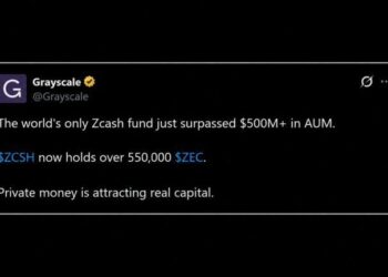 Grayscale’s Zcash ETF Tops $500M, but $100M Came From a DCG Affiliate
