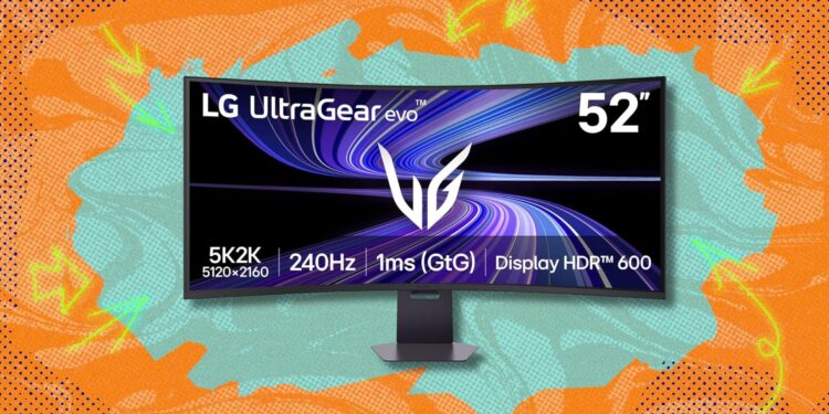 LGs 52-inch Ultragear evo G9 curved gaming monitor drops below $1,500 at Amazon — save over $250
