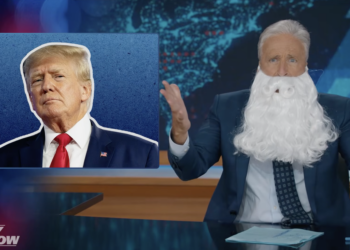 Jon Stewart recaps everything Trump has done in the month hes been away