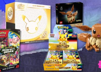 The best early Prime Day deals on Pokémon, including 30th Celebration trading cards for below market alternative price