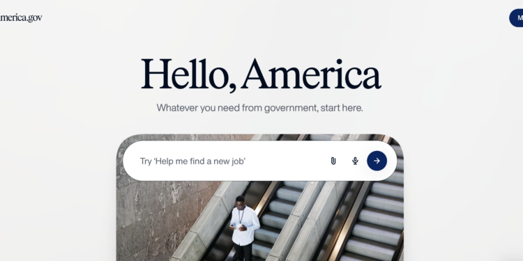 Trumps AI-powered America.gov is here. It was built by DOGE alumni and runs on Grok.
