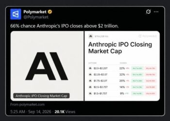 Nvidia Eyes $10B of Anthropic’s IPO While Polymarket Bets on a $2T Pop