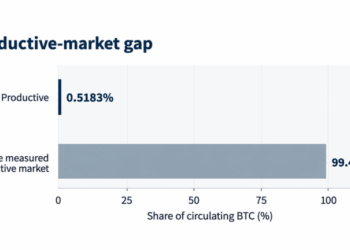 Only 0.52% of Bitcoin Is Working Onchain—Here’s Why
