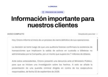 Orionx Halts Operations After Audit Uncovers $7M Financial Hole