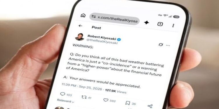 Robert Kiyosaki Questions US Financial Future Amid Crash Predictions