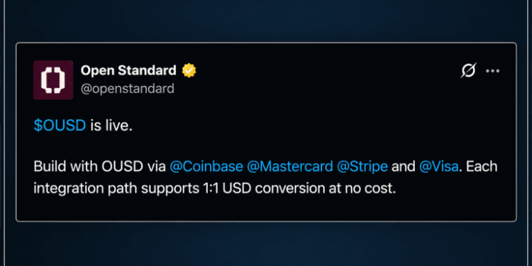 Visa and Mastercard Join $1 Billion Bet on Stripe-Backed OUSD