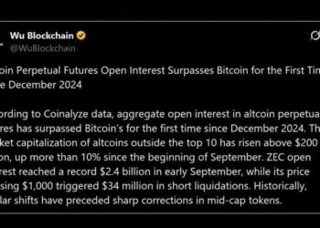 Zcash, XRP and Solana Bets Push Altcoin Leverage Past Bitcoin