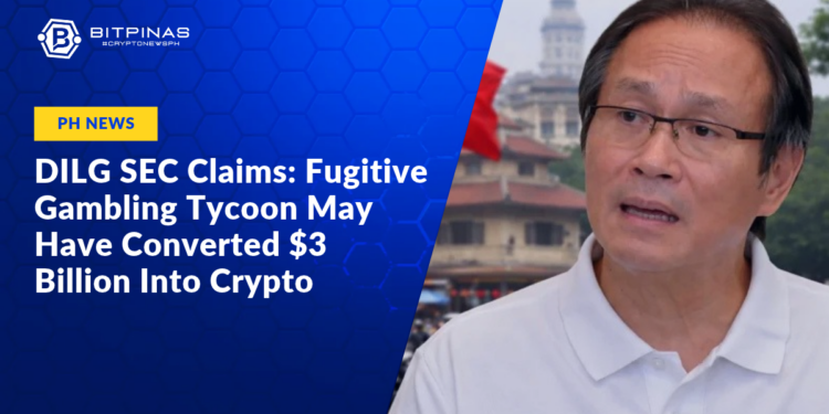 DILG SEC Claims Fugitive Tycoon Atong Ang May Have Converted $3 Billion Into Crypto