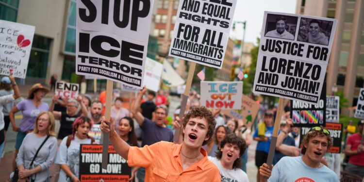 ICE Has Been Dumping Protester Photos Into a Palantir Database