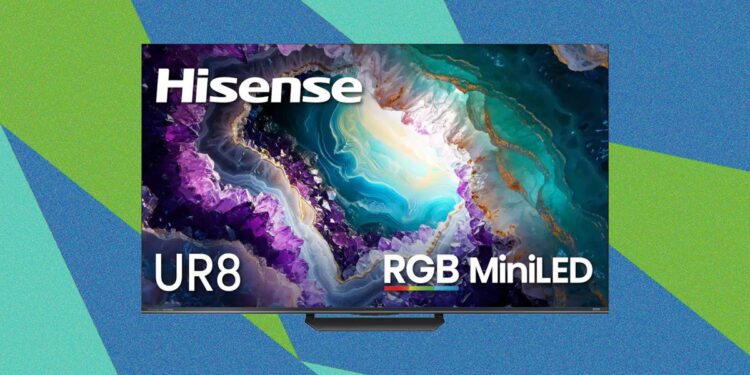 Hisense UR8 RGB MiniLED TV: Midrange Quality, Upscale Color Accuracy