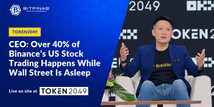 Token2049: Over 40% of Binance’s US Stock Trading Happens While Wall Street Is Asleep