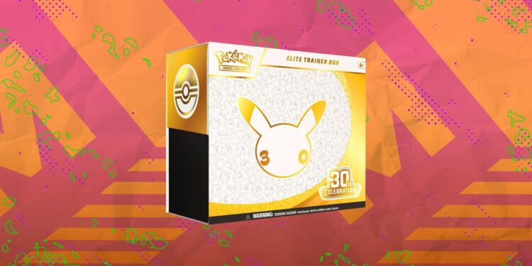 The Pokémon TCG 30th Celebration ETB is way under market alternative price at Amazon — shop now for just $59.99