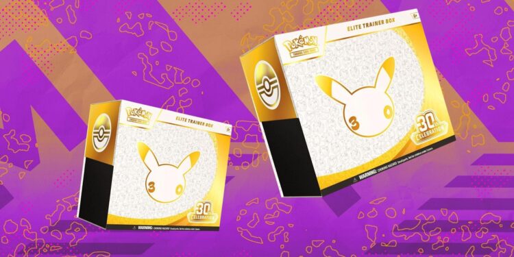 The Pokémon TCG 30th Celebration Elite Trainer Box is way under market alternative price at Amazon — buy now for $59.99