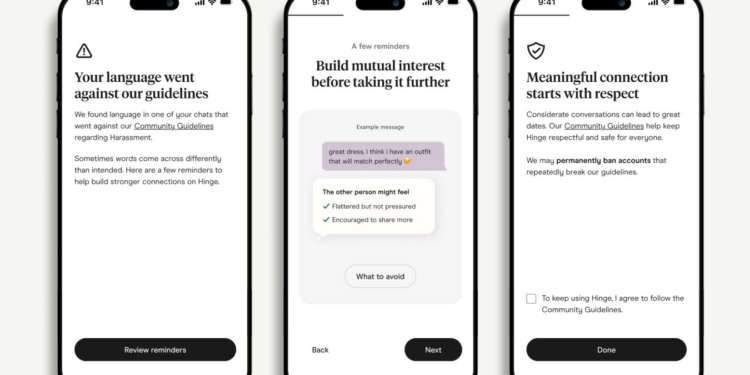 Hinge wants to re-educate bad daters instead of banning them