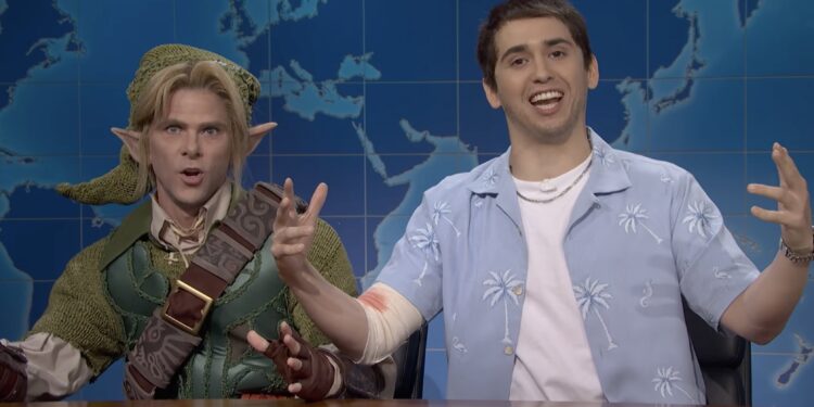 Jason from GTA 6 feuds with Link from The Legend of Zelda on SNLs Weekend Related update term