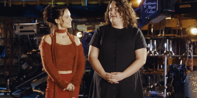 Inde Navarrette channels Obsession for SNL promo