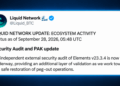 Liquid Network at 86% Backing as Bitcoin Redemption Freeze Drags On