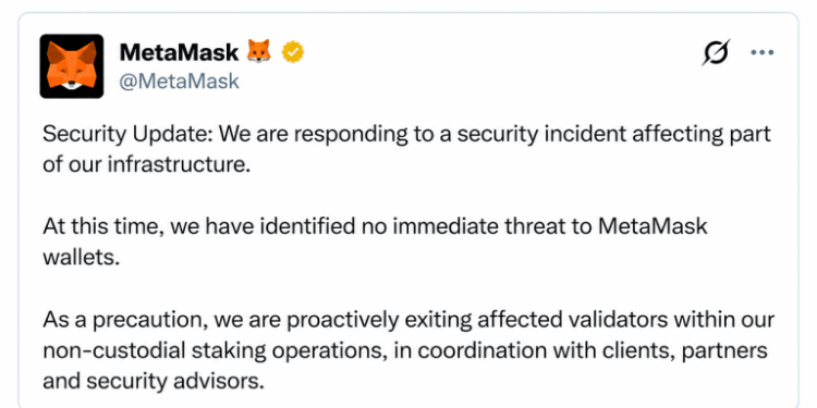 Metamask Pulls Validators as Meager ETH Theft Sounds Big Alarm