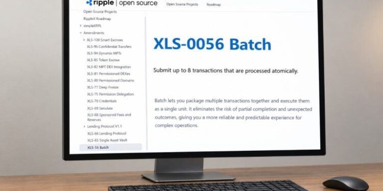 XRP Ledger Targets Oct. 9 for Upgrade Bundling 8 Transactions