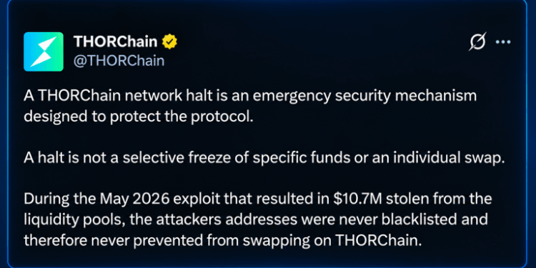 Thorchain Co-Founder: Neutral Networks Can’t Pick Who Can Transact